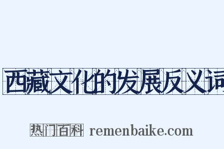 西藏文化的发展反义词是什么意思的图片
